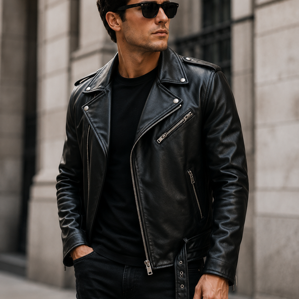 Men Biker Jacket