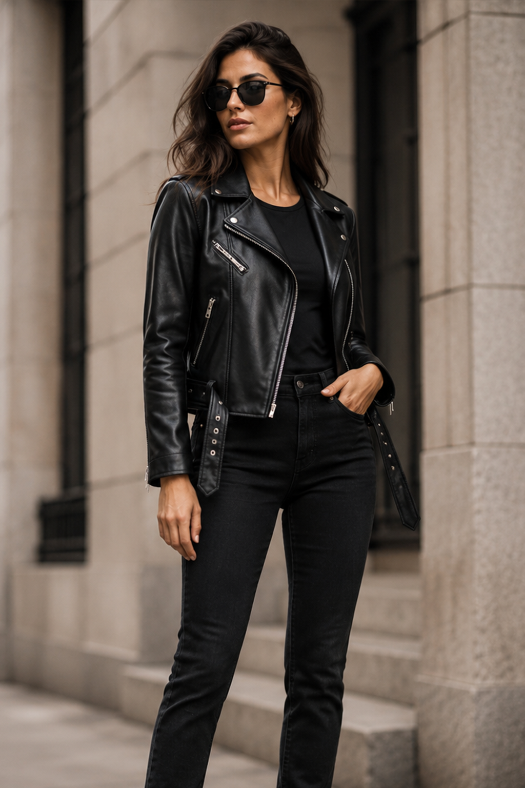 Women Biker Jacket