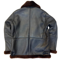 Men's Black Shearling Leather Jacket