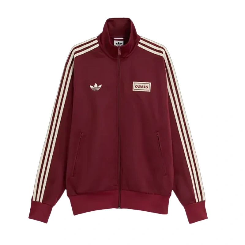 Adidas x Oasis Track Maroon Jacket 