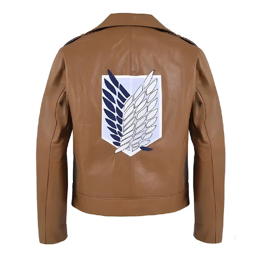 Attack on Titan Scout Brown Leather Jacket
