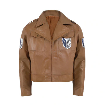Attack on Titan Scout Brown Leather Jacket