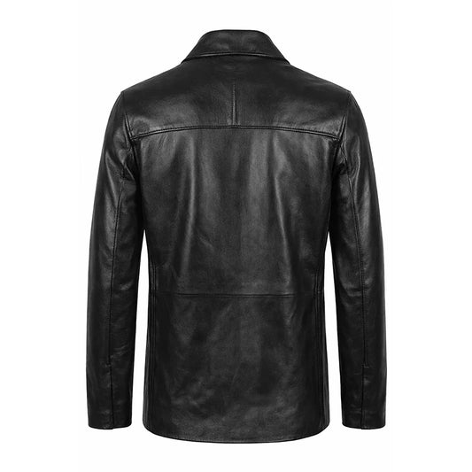 Benny Hinn Final Teaching on Total Recovery Black Leather Jacket