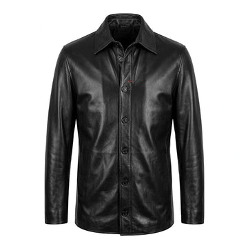 Benny Hinn Final Teaching on Total Recovery Black Leather Jacket