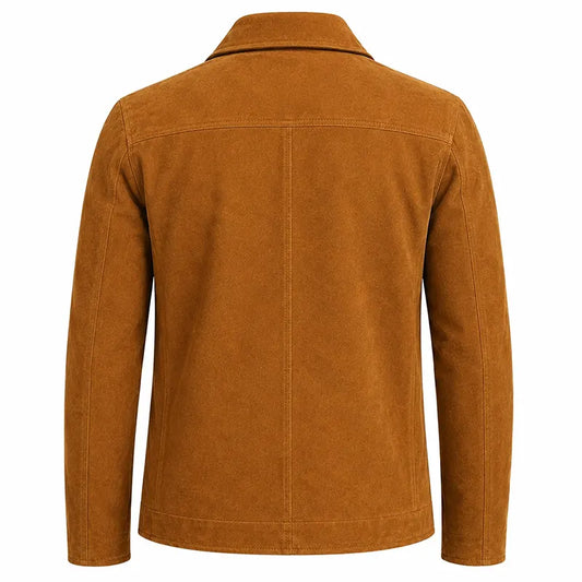 Brad Pitt Cliff Booth Suede Jacket