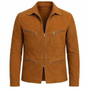 Brad Pitt Cliff Booth Suede Jacket