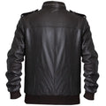 Black Biker Leather Jacket