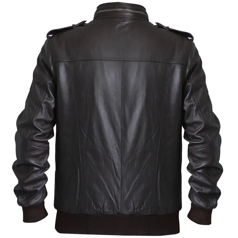 Black Biker Leather Jacket