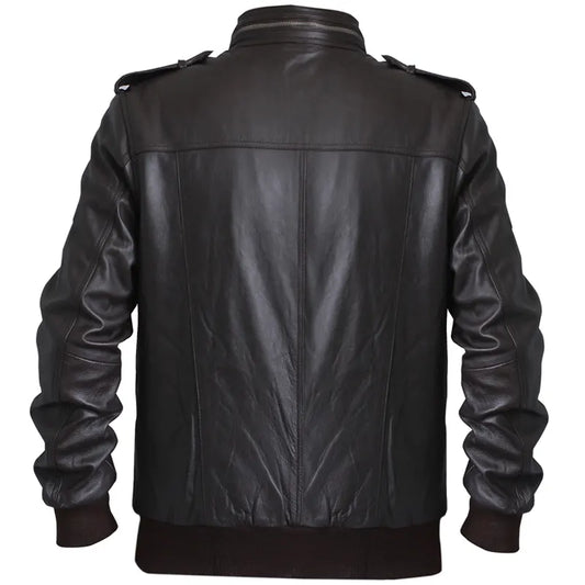Black Biker Leather Jacket