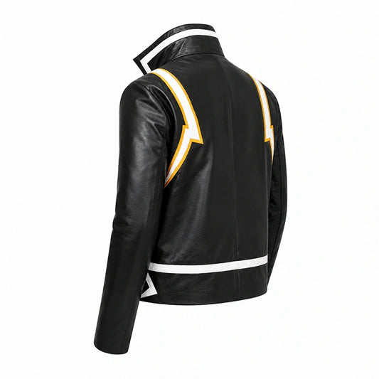 Denki Kaminari Cosplay Leather Jacket