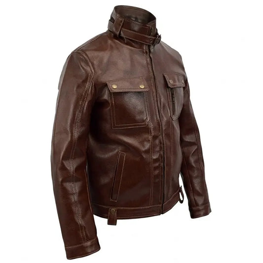 Gangster Kingdom Spade 4 Brown Jacket