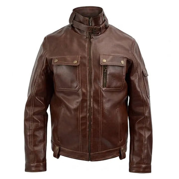 Gangster Kingdom Spade 4 Brown Jacket