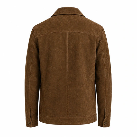 Jakob Oftebro Brown Suede Jacket