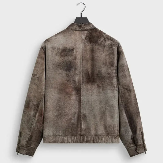 &Kin Pony Hair Cassius Moto Jacket