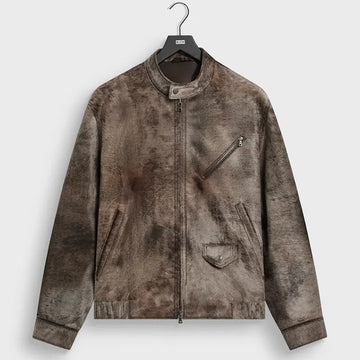 &Kin Pony Hair Cassius Moto Jacket