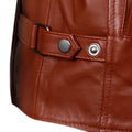 Cafe Racer Brown Retro Style Biker Leather Jacket
