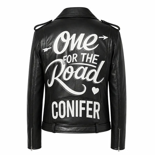 One for the Road Biker Leather Jacket
