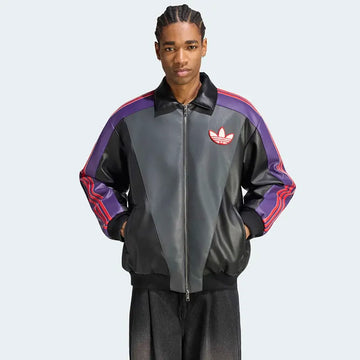 Pokemon x Adidas 30th Anniversary Gengar Leather Jacket