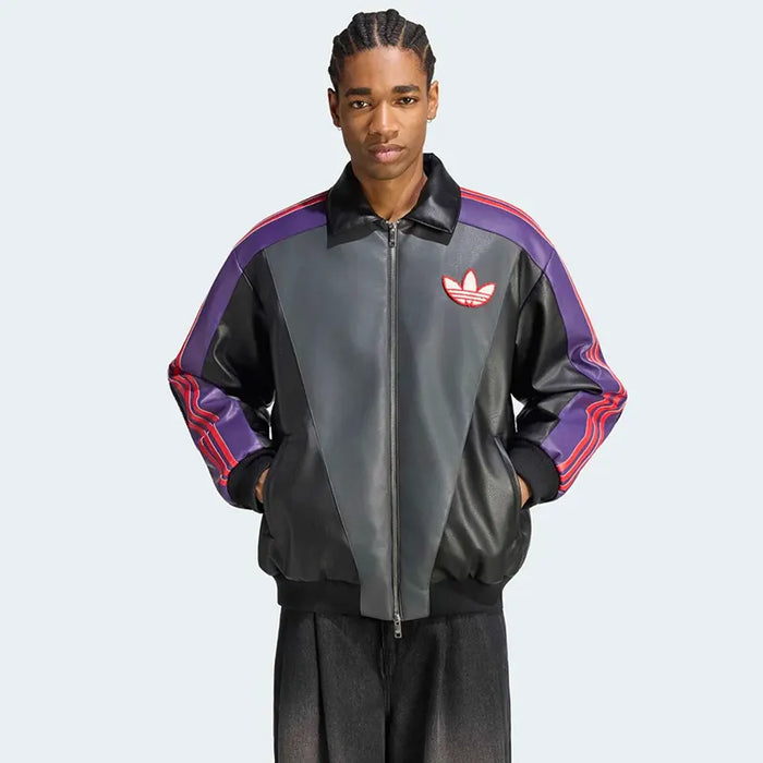 Pokemon x Adidas 30th Anniversary Gengar Leather Jacket