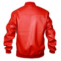 Men Light Weight Bomber Soft Lamb Leather Jacket