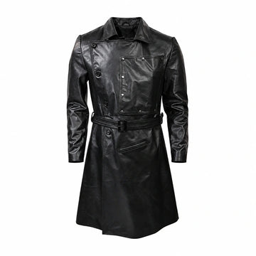 The Grand Budapest Hotel Willem Dafoe Leather Coat