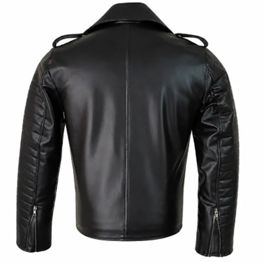 Tianyou Zhao Black Biker Jacket