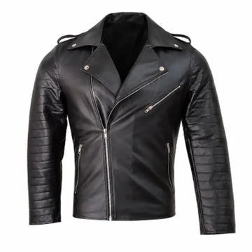 Tianyou Zhao Black Biker Jacket
