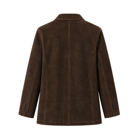 Voicemails for Isabelle 2026 Zoey Deutch Brown Coat
