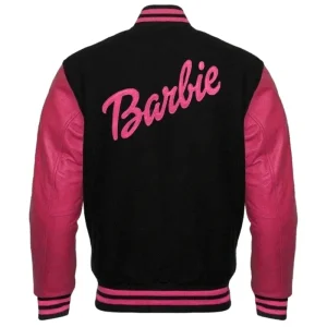 Barbie Pink Varsity Stylish Jacket