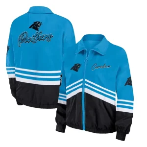 Carolina Panthers Erin Andrews Blue Jacket