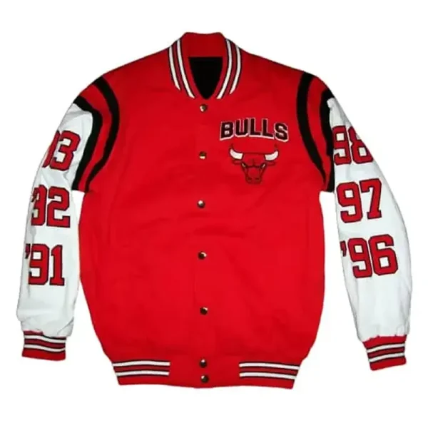 Chicago Bulls 6 NBA Finals Time Champions Red Jacket