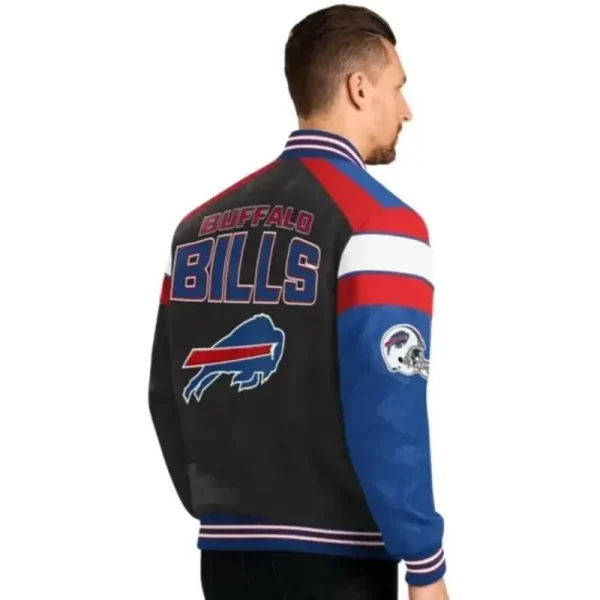 G-III NFL Buffalo Bills Team Suede Black Jacket