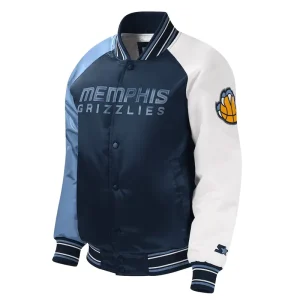 Memphis Grizzlies Raglan Varsity Jacket