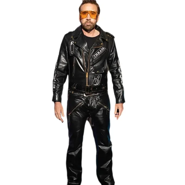 Nicolas Cage Biker Jacket