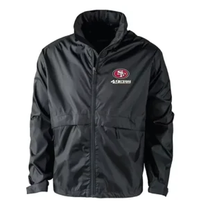 San Francisco 49ers Waterproof Black Jacket