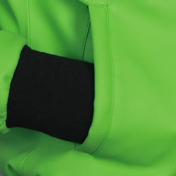 Seinfeld 8 Ball Green Bomber Leather Jacket