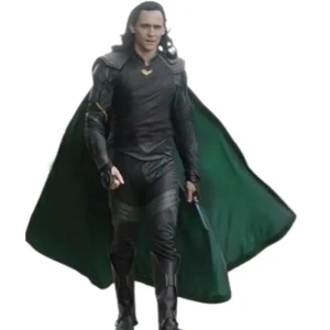 Thor Ragnarok Loki Black Leather Jacket