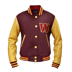 Unisex Washington Commanders Letterman Varsity Jacket