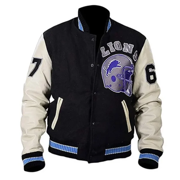Axel Foley Detroit Lions Varsity Jacket