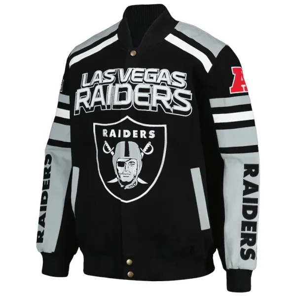 Black Starter Raiders Jacket