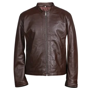 Cafe Racer Brown Leather Jackets