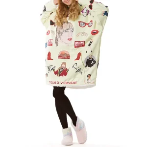Taylor Swift Blanket Printed Hoodie