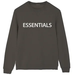 Fear Of God Essentials Dark Brown Sweatshirt