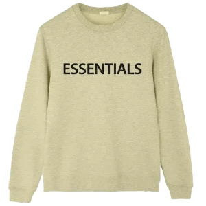 Fear Of God Essentials Green Sweatshirt