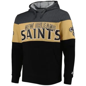New Orleans Saints Starter Extreme Gray Hoodie