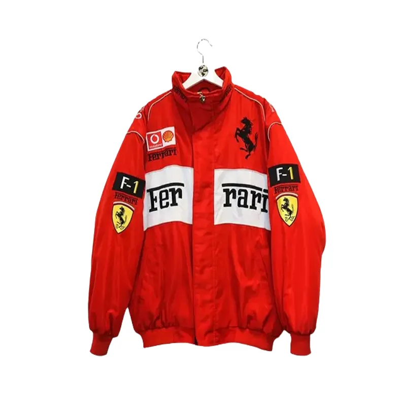 Lana Del Rey Ferrari Racing Jacket | Lana Del Racing Red Jacket