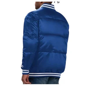 Brooklyn Dodgers Blue Puffer Jacket