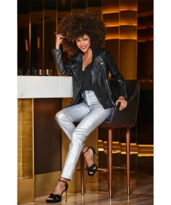 Black Premium Leather Biker Jacket