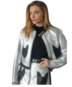 CCXP Chloe Moretz Silver Jacket