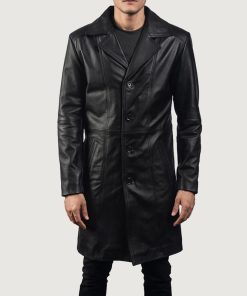 Don Long Leather Coat